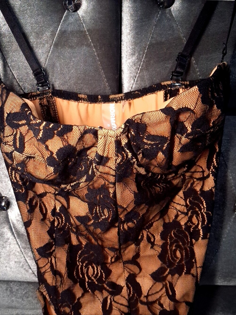 Norma Kamali Lace Bodysuit Swimsuit Mio XS Nylon spandex New - Picture 4 of 12